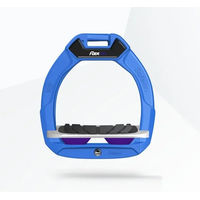 Produktbild von Flex-On Safe-On Kindersicherheitssteigbügel mit schrägem Grip Blau Grau Violett
