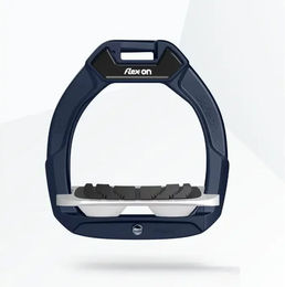 Flex-On Safe-On Kindersicherheitssteigbügel mit schrägem Grip in Marine/Gris/Weiß – Bild 1 von 1
