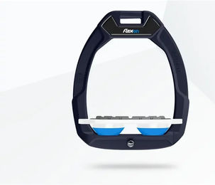 Flex-On Safe-On Plat Grip Sicherheitssättelhalter Marine Weiß Blau – Bild 1 von 1