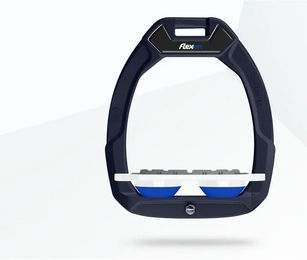 Flex-On Safe-On Plat Grip Sicherheitssättelhalter Marine Weiß Blau – Bild 1 von 1