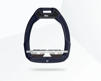 Flex-On Safe-On Reit-Sicherheitsbügel Flat Grip Marine Grau Braun – Bild 1 von 1