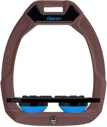 Flex-On Safe-On Reit-Sicherheitssättelplatte mit Grip in Braun Schwarz Blau – Bild 1 von 1