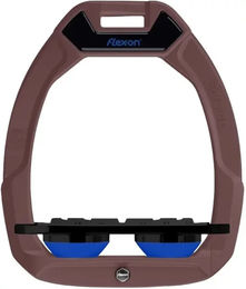 Flex-On Safe-On Reit-Sicherheitssättelplatte mit Grip in Braun Schwarz Blau – Bild 1 von 1