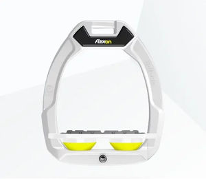 Flex-On Safe-On Reit-Sicherheitsschuhe Flat Grip Weiß-Gelb – Bild 1 von 1
