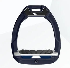 Flex-On Safe-On Reit-Sicherheitssteigbügel geneigt mit Grip in Grün, Grau oder Marine – Bild 1 von 1