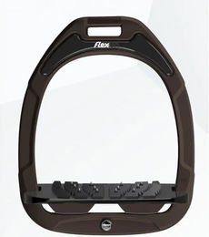 Flex-On Safe-On Reit-Sicherheitssteigbügel mit Grip in Braun/Schwarz/Braun – Bild 1 von 1