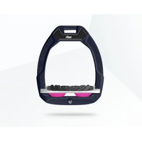 Produktbild von Flex-On Safe-On Reit-Sicherheitssteigbügel mit Ultra Grip Neigung in Rot Grau Rosa