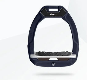 Flex-On Safe-On Reit-Sicherheitssteigbügel Ultra Grip Blau Grau Braun – Bild 1 von 1