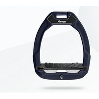 Produktbild von Flex-On Safe-On Reit-Sicherheitssteigbügel Ultra Grip Marine Schwarz Weiß