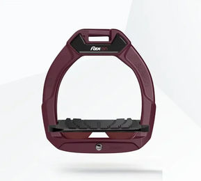 Flex-On Safe-On Reitsteigern für Kinder mit Sicherheitsmechanismus und Grip in Bordeaux/Schwarz/Bordeaux – Bild 1 von 1