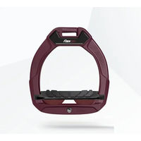 Produktbild von Flex-On Safe-On Reitsteigern für Kinder mit Sicherheitsmechanismus und Grip in Bordeaux/Schwarz/Bordeaux