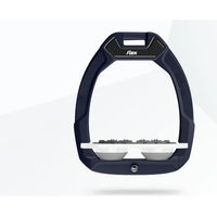 Produktbild von Flex-On Safe-On Reitsteigern mit Sicherheitsmechanismus und Ultra Grip in Braun Weiß Grau
