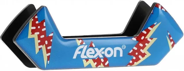 Flex-On Safe-On Sattelaufkleber Flash Cyan – Bild 1 von 1