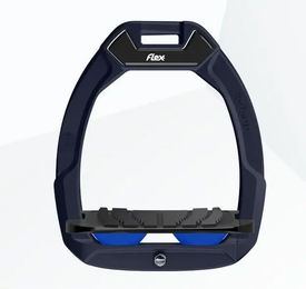Flex-On Safe-On Schräg-Sicherheitseisen für Reitbedarf in Grün Schwarz oder Blau – Bild 1 von 1