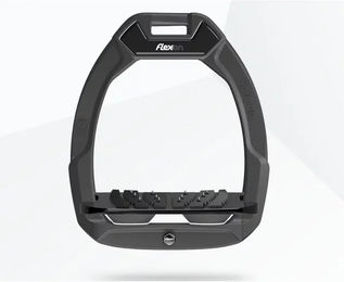 Flex-On Safe-On Schräg Sicherheitssteigbügel Ultra Grip Anthrazit Schwarz – Bild 1 von 1