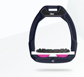 Flex-On Safe-On Sicherheits-Eisen mit Neigung Grip in Rot Weiß Rosa – Bild 1 von 1