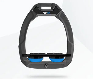 Flex-On Safe-On Sicherheits-Sattel mit flachem Grip in Anthrazit Schwarz Blau – Bild 1 von 1