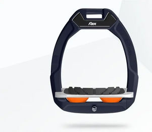 Flex-On Safe-On Sicherheits-Sattel mit Neigungsgriff in Rot Grau Orange – Bild 1 von 1