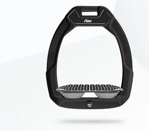 Flex-On Safe-On Sicherheits-Steigbügel für Endurance Reiten in Schwarz und Grau – Bild 1 von 1