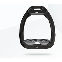 Produktbild von Flex-On Safe-On Sicherheits-Steigbügel für Endurance Reiten in Schwarz und Grau