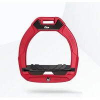 Produktbild von Flex-On Safe-On Sicherheits-Steigbügel für Kinder in Rot Schwarz Braun mit Grip