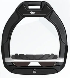 Flex-On Safe-On Sicherheits-Steigbügel für Pferde in Schwarz Grau und Braun – Bild 1 von 1