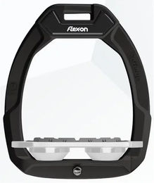 Flex-On Safe-On Sicherheits-Steigbügel Plat Grip Schwarz Grau Weiß – Bild 1 von 1