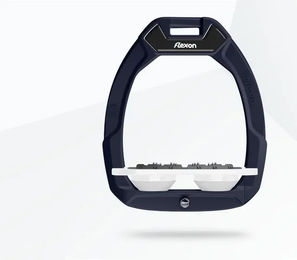 Flex-On Safe-On Sicherheits-Steigbügel Ultra Grip Blau/Weiß – Bild 1 von 1