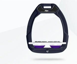 Flex-On Safe-On Sicherheitseisen Flat Grip Marine Weiß Lila – Bild 1 von 1
