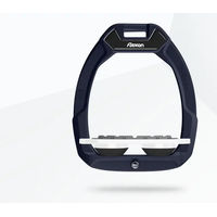 Produktbild von Flex-On Safe-On Sicherheitseisen für das Reiten Flat Grip Blau Weiß Schwarz