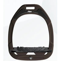 Produktbild von Flex-On Safe-On Sicherheitseisen für Reiter Plat Grip Braun/Schwarz/Braun