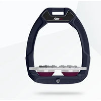 Produktbild von Flex-On Safe-On Sicherheitspferdezügel Flach Ultra Grip Blau Grau Lila