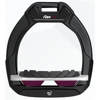 Produktbild von Flex-On Safe-On Sicherheitsreiten Steigbügel mit Grip in Schwarz Grau Lila