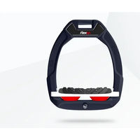 Produktbild von Flex-On Safe-On Sicherheitsreiten Steigbügel mit Ultra Grip in Marine Weiß Rot