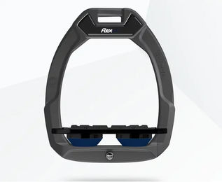 Flex-On Safe-On Sicherheitsreitersteigbügel Flach Grip Anthrazit Schwarz Marine – Bild 1 von 1