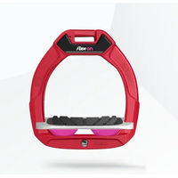 Produktbild von Flex-On Safe-On Sicherheitsreitersteigbügel für Kinder mit Grip in Rot Grau Rosa
