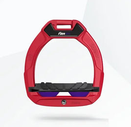 Flex-On Safe-On Sicherheitsreitersteigbügel für Kinder mit Grip in Rot Schwarz oder Violett – Bild 1 von 1