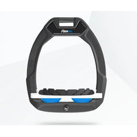 Produktbild von Flex-On Safe-On Sicherheitsreitersteigbügel mit Grip in Anthrazit Weiß Blau
