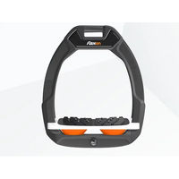 Produktbild von Flex-On Safe-On Sicherheitsreitersteigbügel Neigungs Ultra Grip Anthrazit Weiß Orange