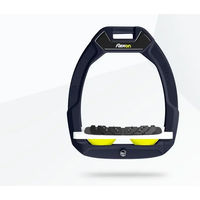 Produktbild von Flex-On Safe-On Sicherheitsreitersteigbügel Ultra Grip Bordeaux Weiß Gelb