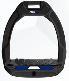 Flex-On Safe-On Sicherheitsreitersteigbügel Ultra Grip Marine Schwarz Blau – Bild 1 von 1