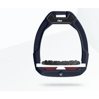 Produktbild von Flex-On Safe-On Sicherheitsreitersteigbügel Ultra Grip schräg Braun Weiß Rot