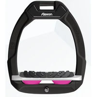 Produktbild von Flex-On Safe-On Sicherheitsreitersteigbügel Ultra Grip Schwarz Grau Rosa
