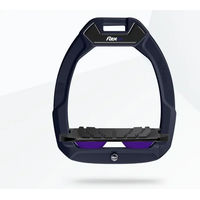 Produktbild von Flex-On Safe-On Sicherheitsreitsteigbügel aus Aluminium in Schwarz-Lila