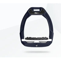 Produktbild von Flex-On Safe-On Sicherheitsreitsteigbügel aus Aluminium mit Grip in Weiß und Grau