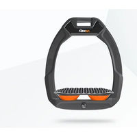 Produktbild von Flex-On Safe-On Sicherheitsreitsteigbügel Endurance Anthrazit Grau Orange