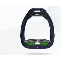 Produktbild von Flex-On Safe-On Sicherheitsreitsteigbügel Endurance aus Aluminium in Grau/Grün