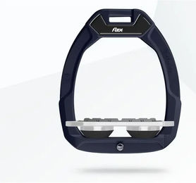 Flex-On Safe-On Sicherheitsreitsteigbügel Flach Grip in Braun Grau oder Schwarz – Bild 1 von 1