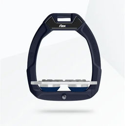 Flex-On Safe-On Sicherheitsreitsteigbügel Flach Grip Marine/Grau/Marine – Bild 1 von 1