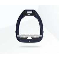 Produktbild von Flex-On Safe-On Sicherheitsreitsteigbügel Flach Grip Rot Grau Schwarz